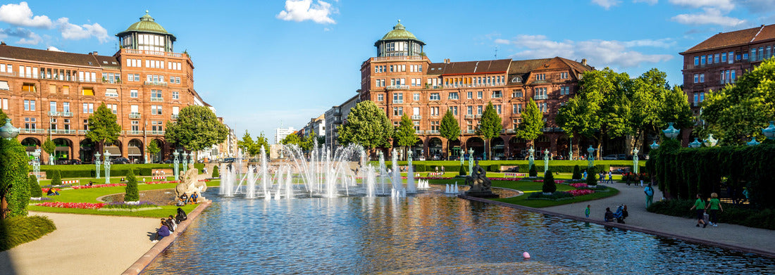 Noah Jigsaw Puzzle Mannheim, water tower, Germany panorama 1000 pieces