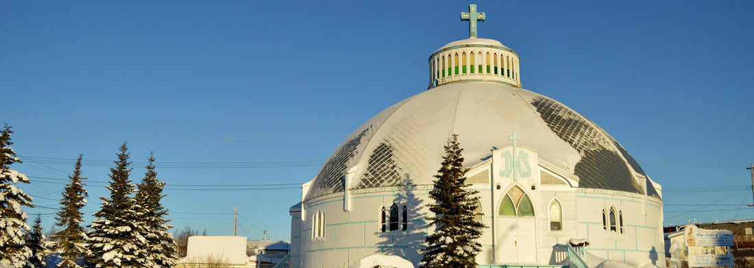 Noah Jigsaw Puzzle The Igloo Church in Inuvik, Northwest Territories panorama 1000 pieces