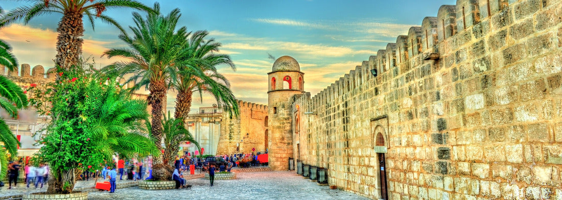 Noah Jigsaw Puzzle Walls and minaret of the Great Mosque of Sousse. UNESCO World Heritage in Tunisia panorama 1000 pieces