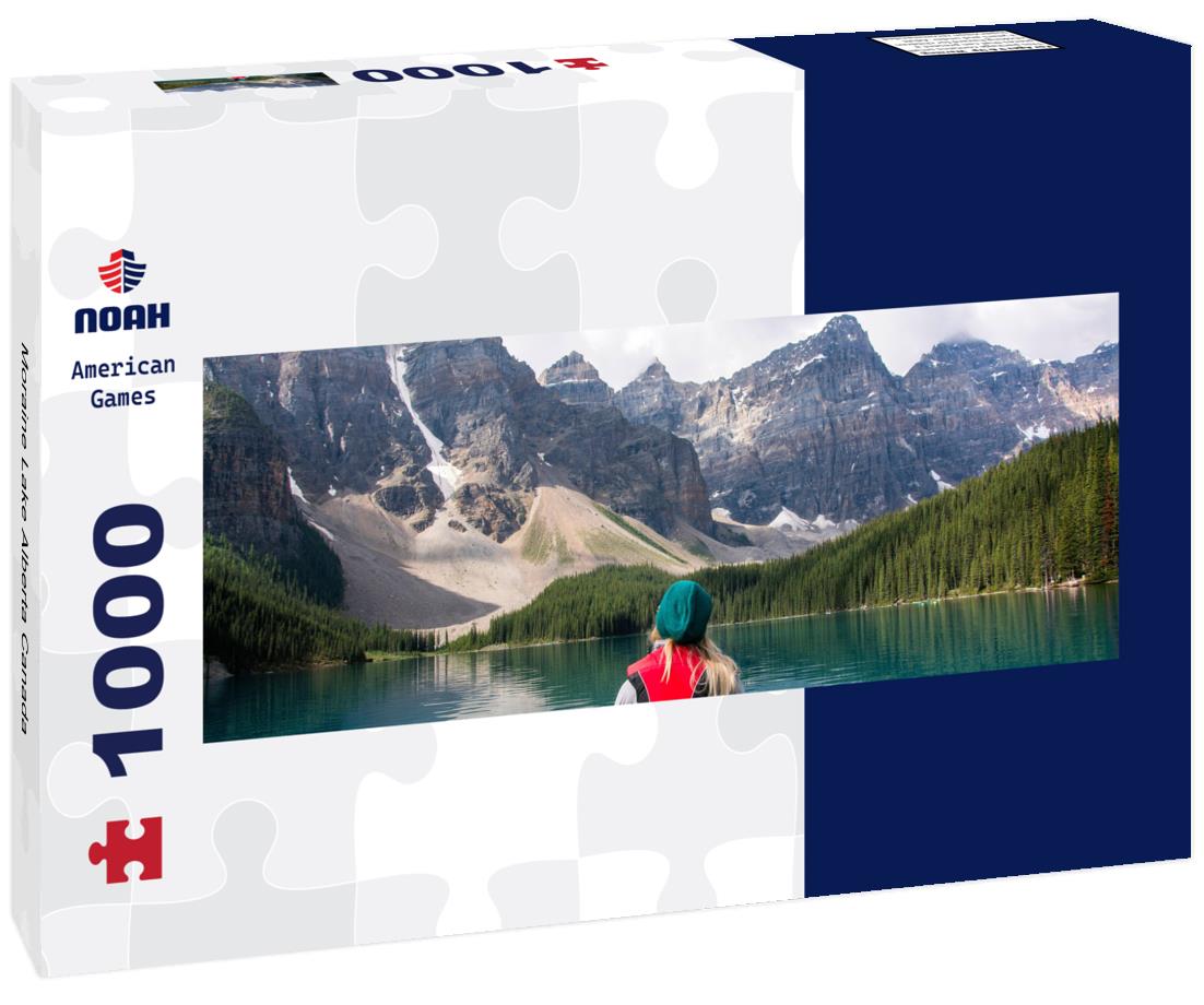Noah Jigsaw Puzzle Moraine Lake Alberta Canada panorama 1000 pieces