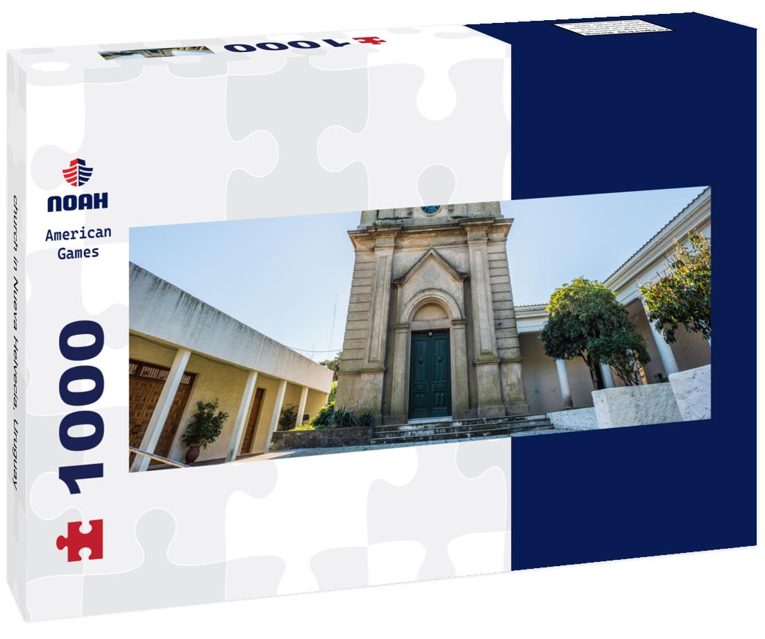 Noah Jigsaw Puzzle church in Nueva Helvecia, Uruguay panorama 1000 pieces