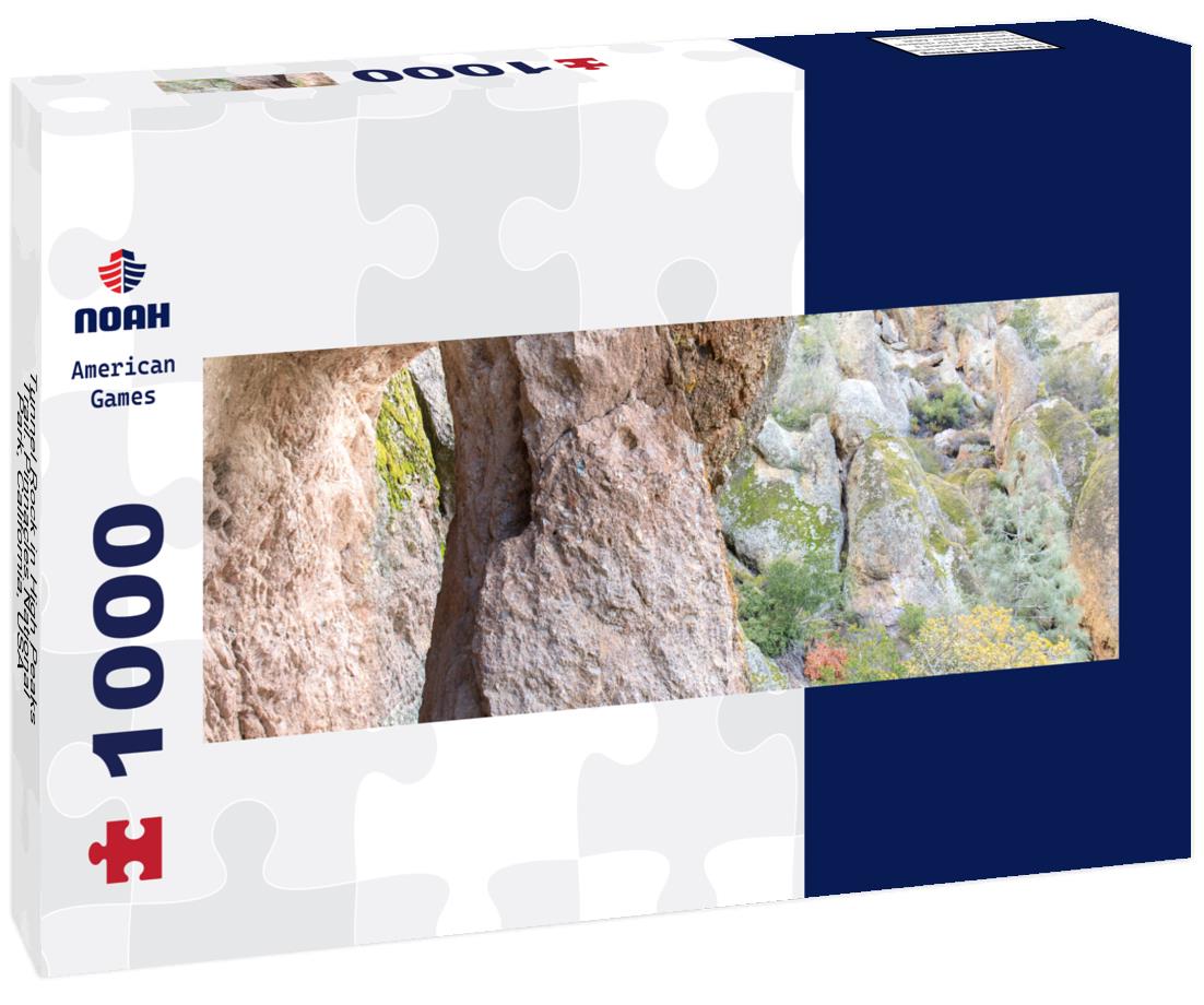 Noah Jigsaw Puzzle Tunnel Rock in High Peaks Trail. Pinnacles National Park, California, USA panorama 1000 pieces