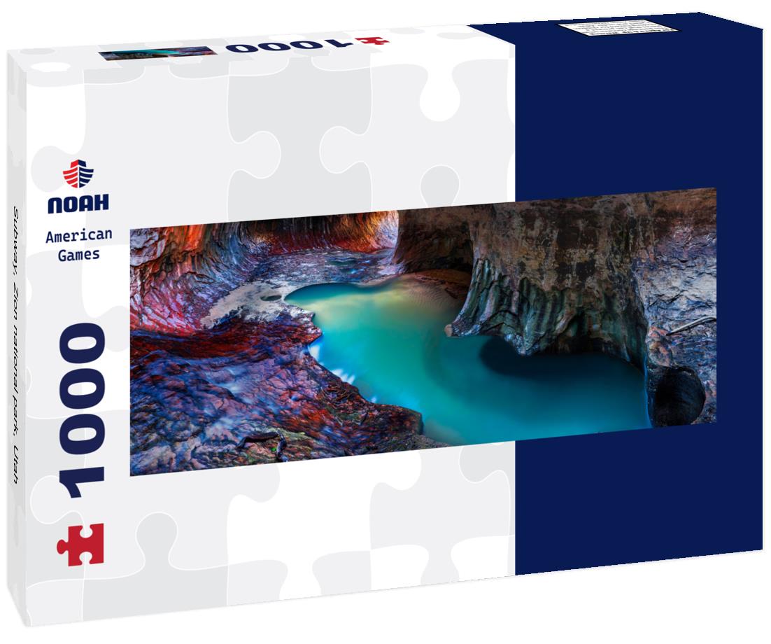 Noah Jigsaw Puzzle Subway, Zion national park, Utah panorama 1000 pieces