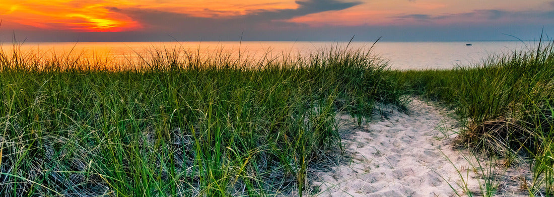 Noah Jigsaw Puzzle Lake Michigan Sunset panorama 1000 pieces