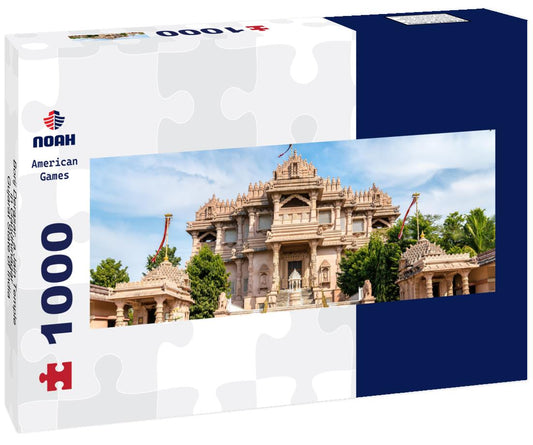 Noah Jigsaw Puzzle Borij Derasar, a Jain Temple in Gandhinagar - Gujarat State of India panorama 1000 pieces