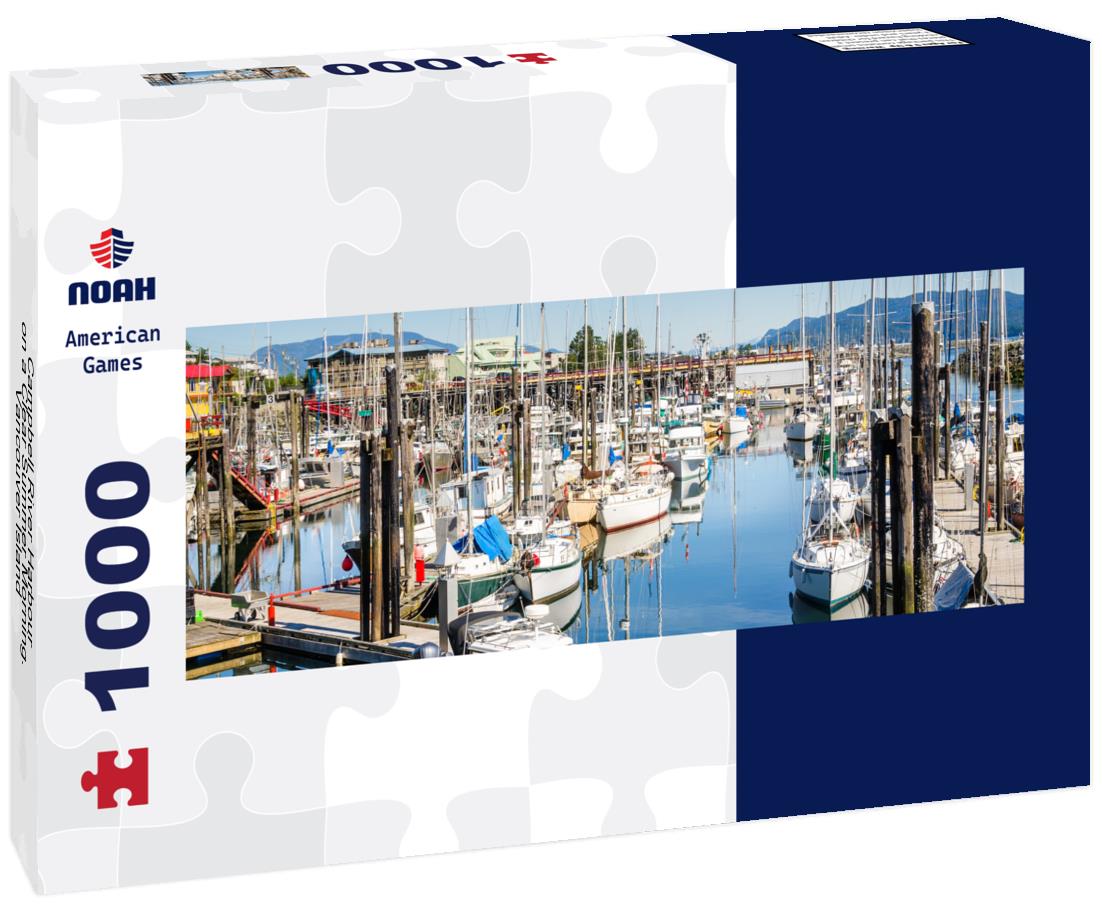 Noah Jigsaw Puzzle Campbell River Harbour on a Clear Summer Morning. Vancouver Island, BC, Canada panorama 1000 pieces