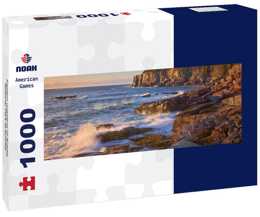 Noah Jigsaw Puzzle Eastern coastline of Acadia National Park at sunrise panorama 1000 pieces