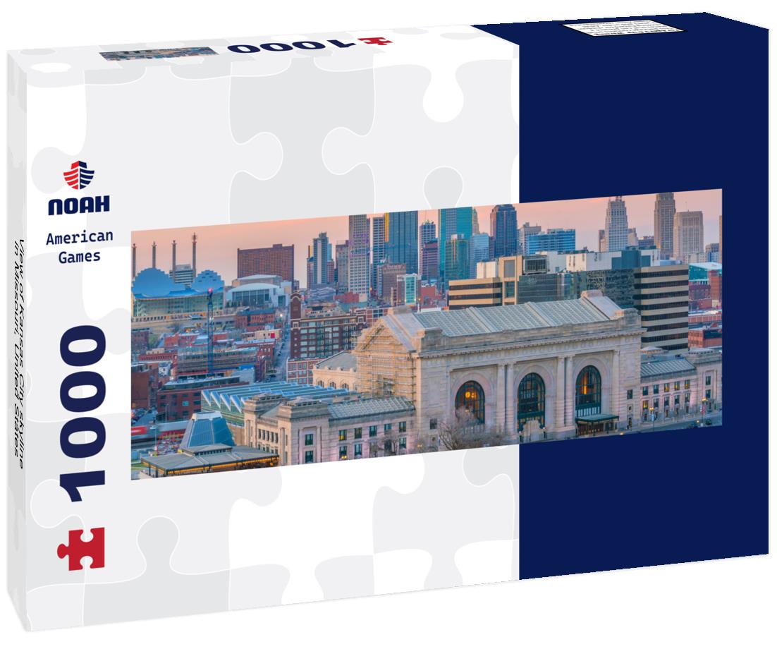 Noah Jigsaw Puzzle View of Kansas City skyline in Missouri, United States panorama 1000 pieces