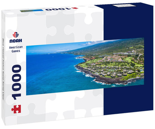 Noah Jigsaw Puzzle Blue Hawaii Kailua Kona Aerial View panorama 1000 pieces