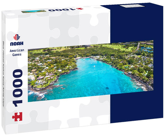 Noah Jigsaw Puzzle Blue Hawaii Kailua Kona Aerial View panorama 1000 pieces