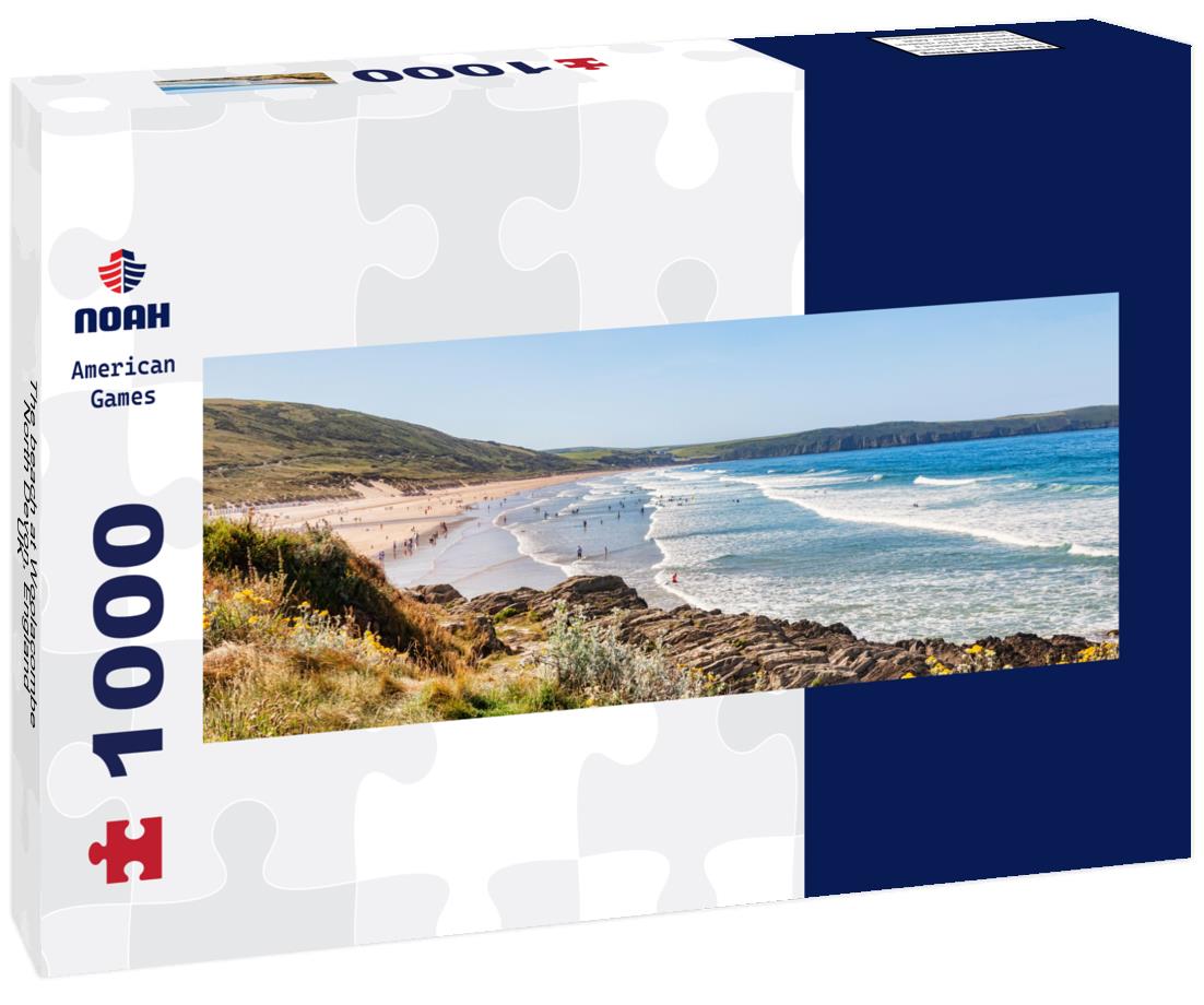 Noah Jigsaw Puzzle The beach at Woolacombe, North Devon, England, UK panorama 1000 pieces