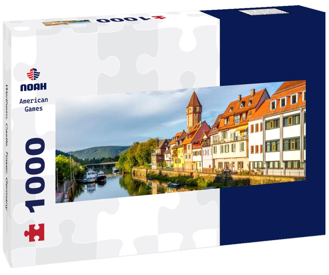 Noah Jigsaw Puzzle Wertheim, Castle, Tower, Germany panorama 1000 pieces