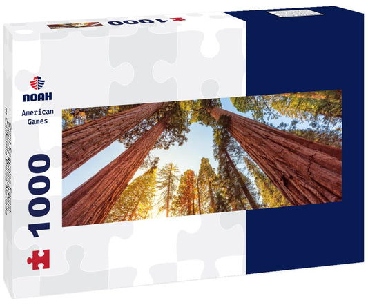 Noah Jigsaw Puzzle Giant Sequoias Forest. Sequoia National Park in California Sierra Nevada Mountains, USA panorama 1000 pieces