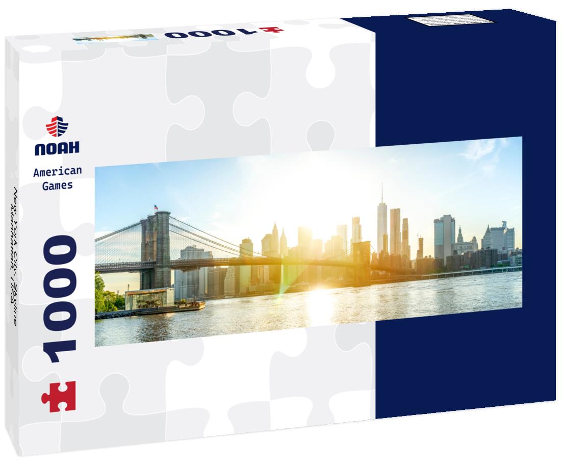 Noah Jigsaw Puzzle New York City, Skyline, Manhattan, USA panorama 1000 pieces