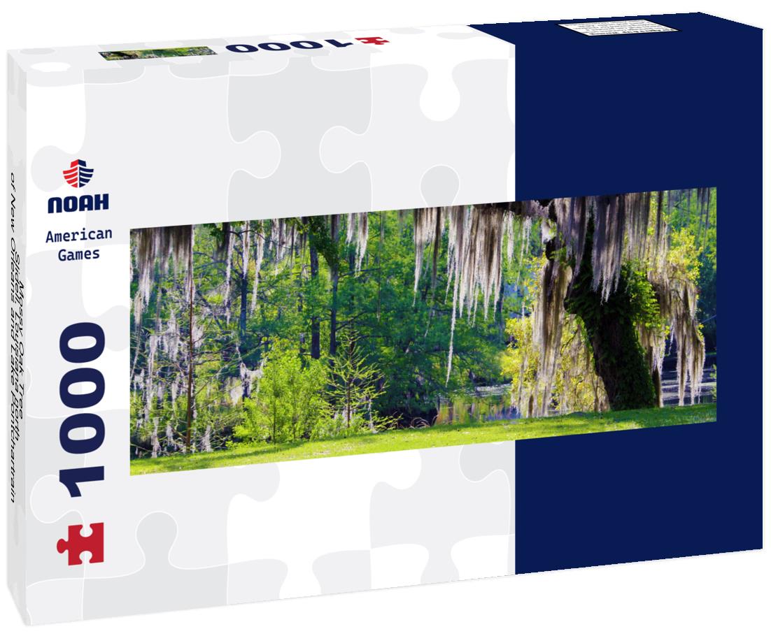 Noah Jigsaw Puzzle Mossy Oak Tree - Slidell, Louisiana north of New Orleans and Lake Pontchartrain on Bayou Liberty - swamp landscape scene panorama 1000 pieces