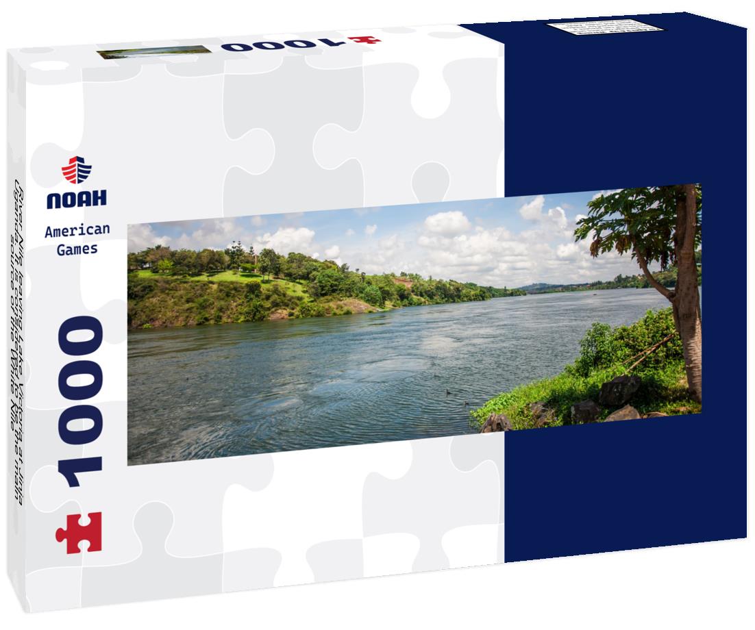 Noah Jigsaw Puzzle River Nile leaving Lake Victoria at Jinja, Uganda. It is considered to be the main source of the White Nile panorama 1000 pieces