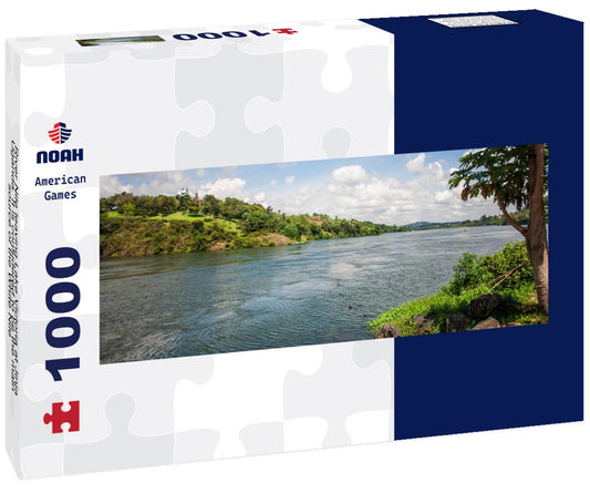Noah Jigsaw Puzzle River Nile leaving Lake Victoria at Jinja, Uganda. It is considered to be the main source of the White Nile panorama 1000 pieces