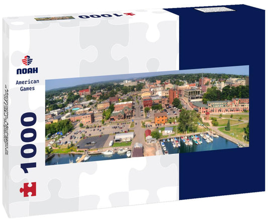 Noah Jigsaw Puzzle Marquette, Michigan is a port city on the shores of Lake Superior panorama 1000 pieces