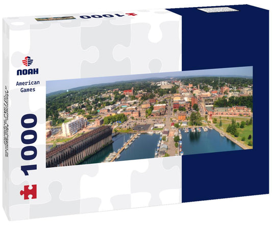 Noah Jigsaw Puzzle Marquette, Michigan is a port city on the shores of Lake Superior panorama 1000 pieces