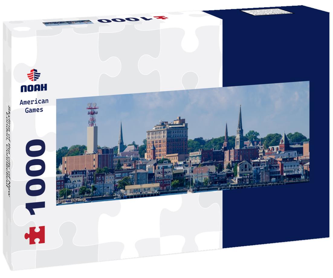 Noah Jigsaw Puzzle Skyline of the city of New London, Connecticut panorama 1000 pieces