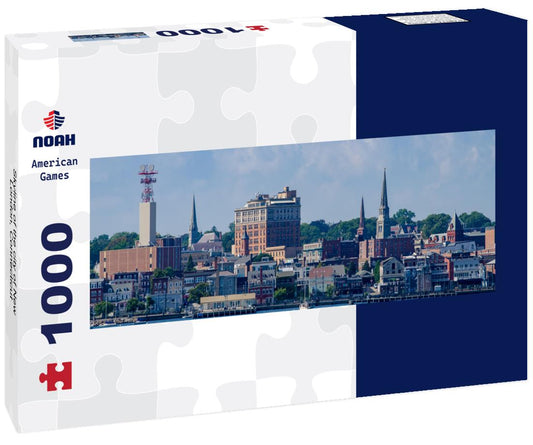 Noah Jigsaw Puzzle Skyline of the city of New London, Connecticut panorama 1000 pieces