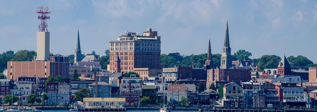 Noah Jigsaw Puzzle Skyline of the city of New London, Connecticut panorama 1000 pieces