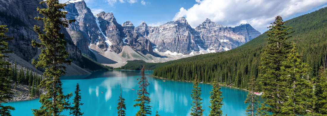 Noah Jigsaw Puzzle Moraine Lake in summer in Banff National Park, Canadian Rockies, Alberta, Canada panorama 1000 pieces
