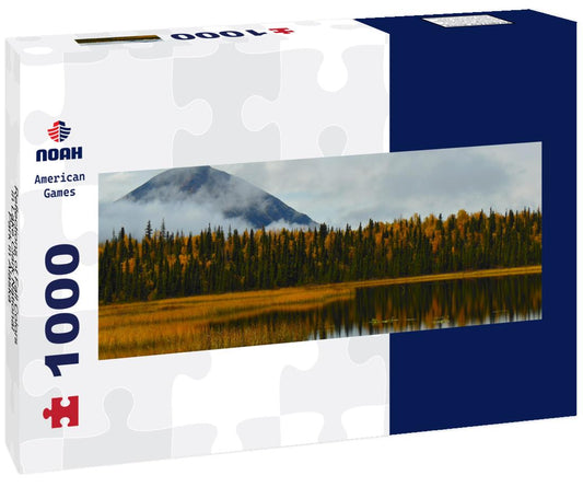 Noah Jigsaw Puzzle Reflections of Fall Colors in Lake Clark National Park in Alaska panorama 1000 pieces