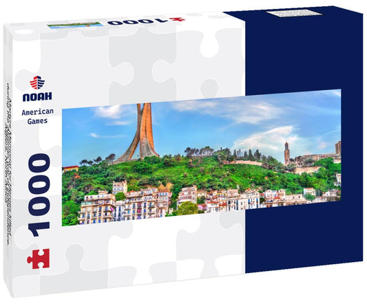 Noah Jigsaw Puzzle Martyrs Memorial for Heroes killed during the Algerian war of independence. Algiers, North Africa panorama 1000 pieces