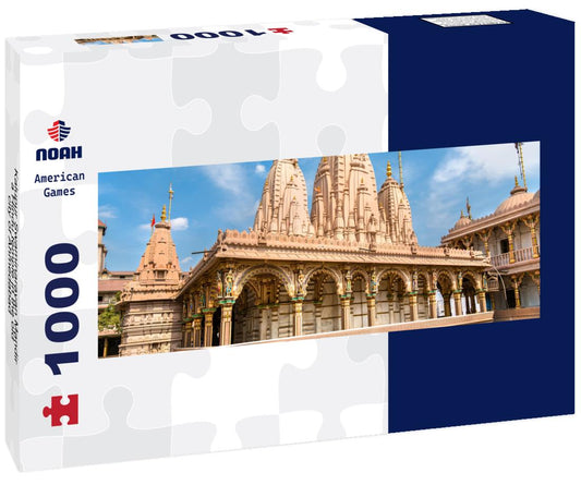 Noah Jigsaw Puzzle Kalupur Swaminarayan Mandir, a Hindu temple in the old city of Ahmedabad - Gujarat State of India panorama 1000 pieces