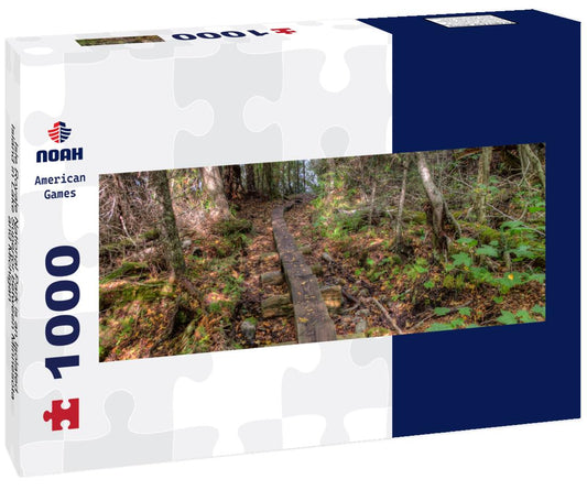 Noah Jigsaw Puzzle Isle Royale National Park is an Isolated Island in Lake Superior between Minnesota and Michigan panorama 1000 pieces
