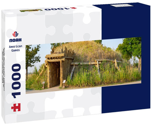 Noah Jigsaw Puzzle Knife River Indian Villages National Historic Site in North Dakota, USA panorama 1000 pieces