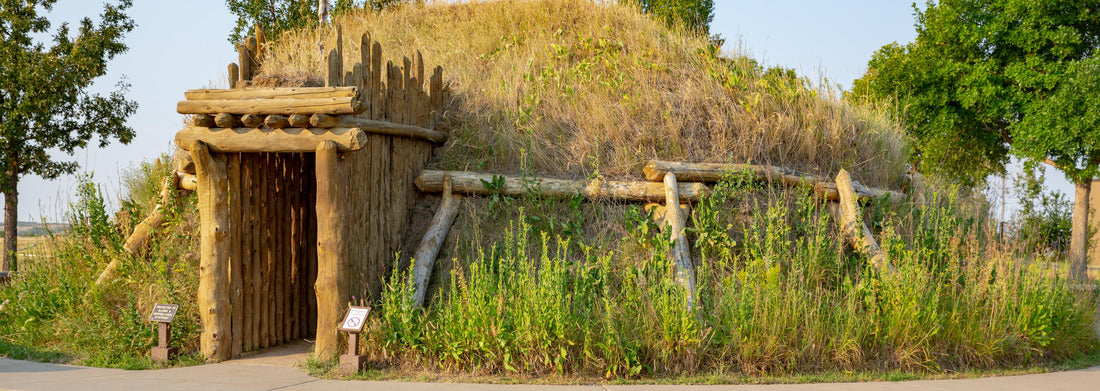 Noah Jigsaw Puzzle Knife River Indian Villages National Historic Site in North Dakota, USA panorama 1000 pieces