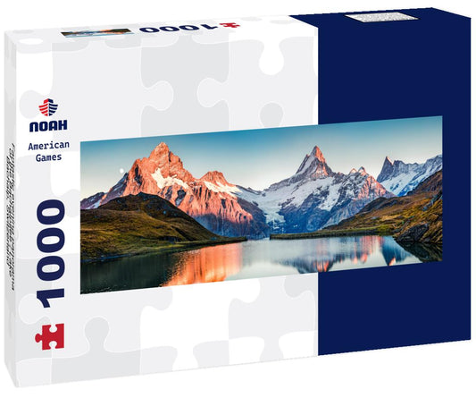 Noah Jigsaw Puzzle Fantastic evening panorama of the Bachalpsee / Lake Bachalp, Switzerland panorama 1000 pieces
