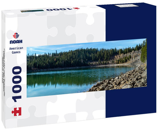 Noah Jigsaw Puzzle Crater Lake near Susanville, California in the Lassen National Forest panorama 1000 pieces