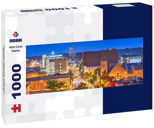 Noah Jigsaw Puzzle Columbia, Missouri, USA City Skyline downtown at dusk panorama 1000 pieces