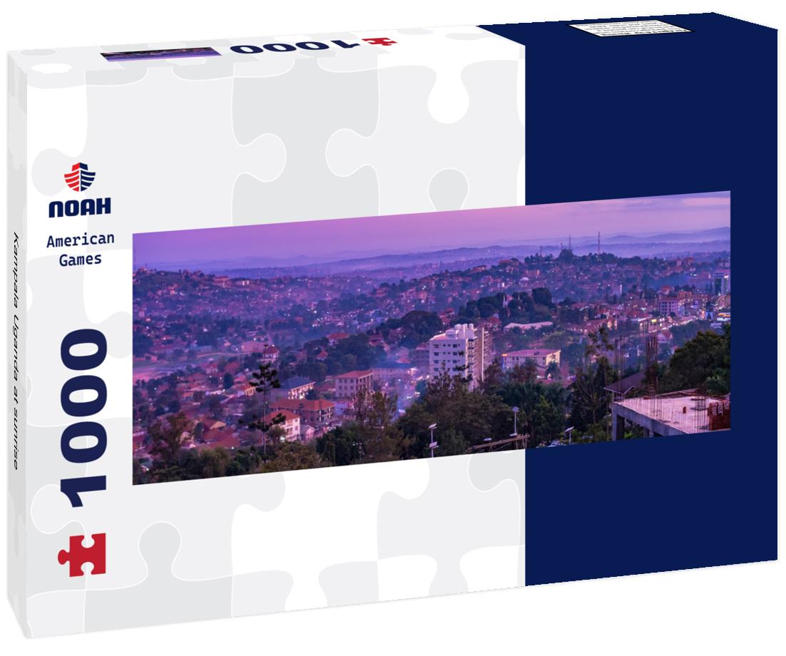 Noah Jigsaw Puzzle Kampala Uganda at sunrise panorama 1000 pieces