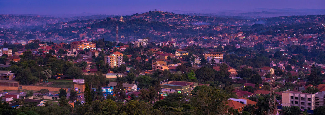 Noah Jigsaw Puzzle Kampala Uganda at sunrise panorama 1000 pieces