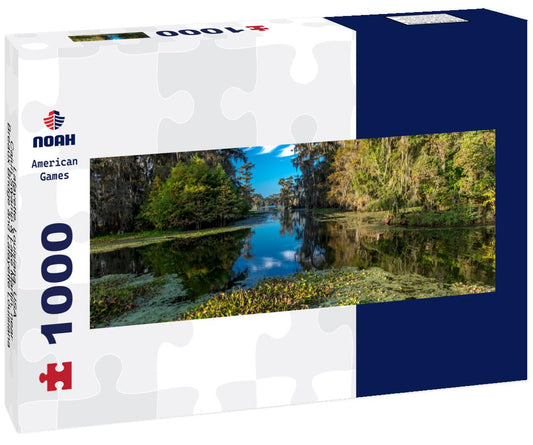 Noah Jigsaw Puzzle Lafayette, Louisiana, USA - Cajun Swamp & Lake Martin, near Breaux Bridge and Lafayette Louisiana panorama 1000 pieces