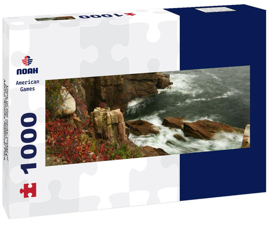 Noah Jigsaw Puzzle View of the rocky coast of the Atlantic Ocean. USA. Maine Acadia National Park panorama 1000 pieces
