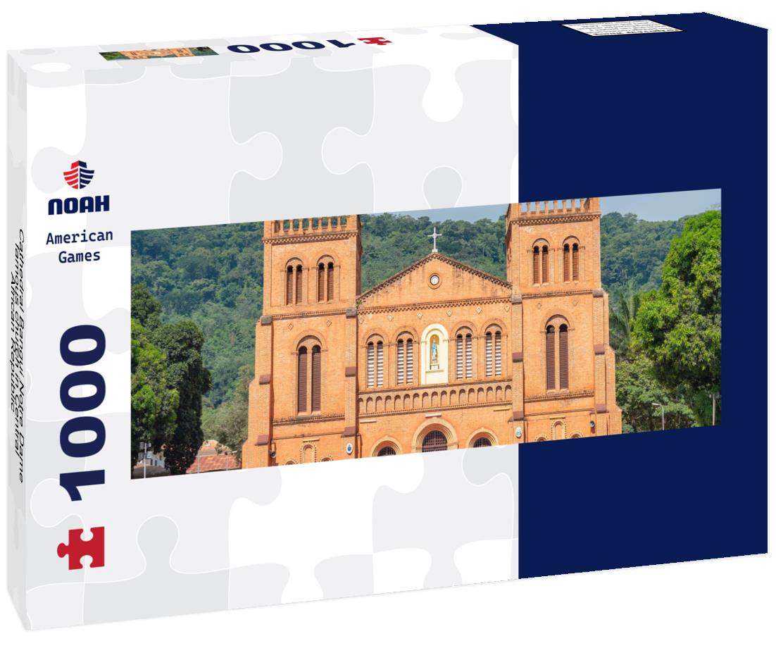 Noah Jigsaw Puzzle Cathedral Bangui Notre Dame, famous church in Central African Republic panorama 1000 pieces