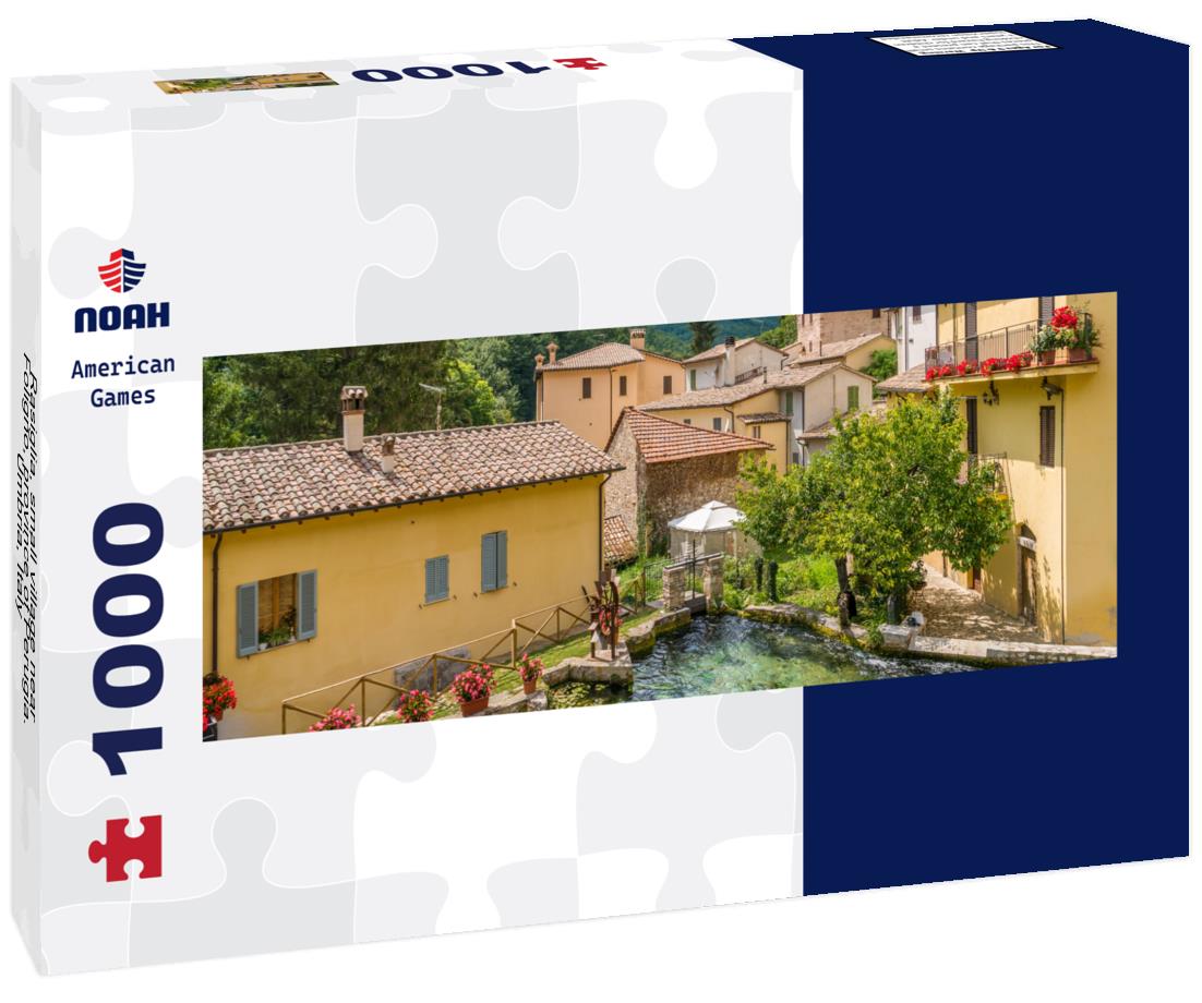 Rasiglia, small village near Foligno, province of Perugia. Umbria, Italy 1000pc Panoramic Puzzle