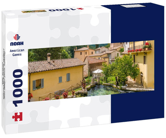 Noah Jigsaw Puzzle Rasiglia, small village near Foligno, province of Perugia. Umbria, Italy panorama 1000 pieces