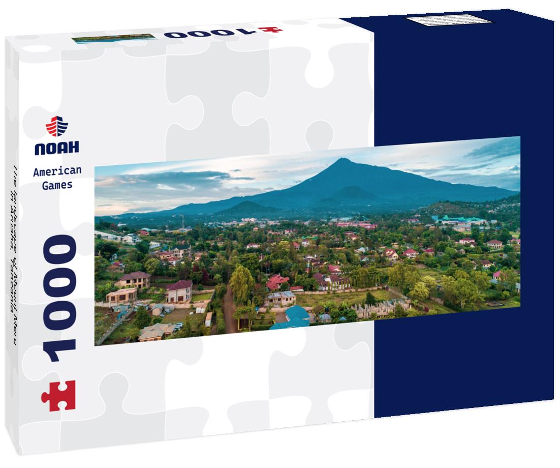 Noah Jigsaw Puzzle The landscape of Mount Meru in Arusha, Tanzania panorama 1000 pieces