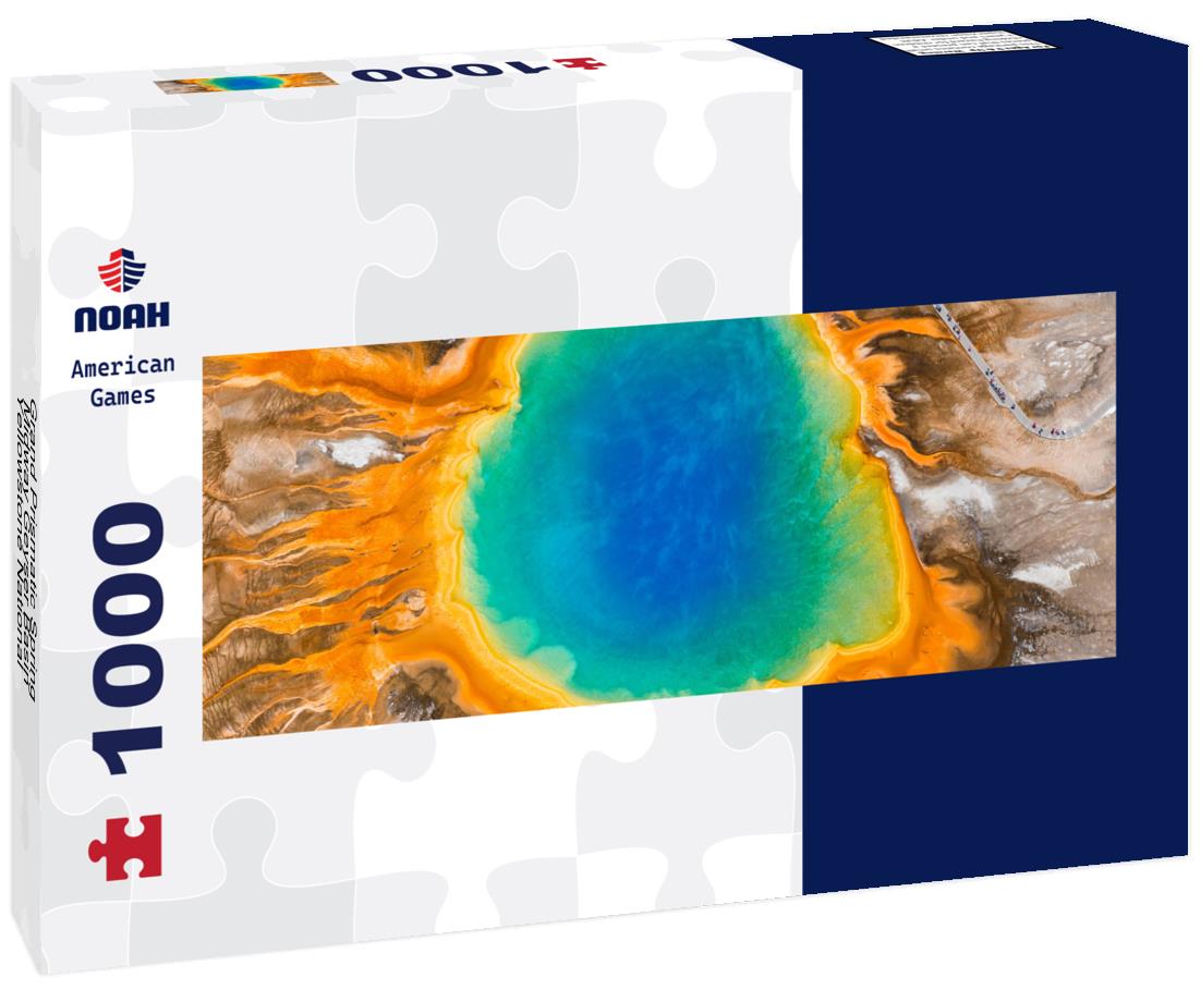Noah Jigsaw Puzzle Grand Prismatic Spring, Midway Geyser Basin, Yellowstone National Park, Wyoming, USA panorama 1000 pieces