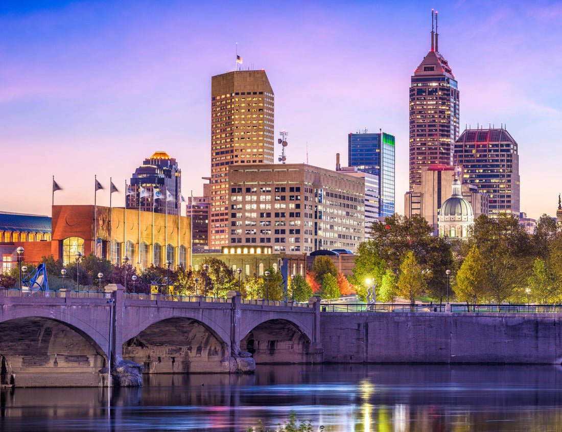 Noah Jigsaw Puzzle Indianapolis, Indiana, USA skyline on the White River 1000 pieces