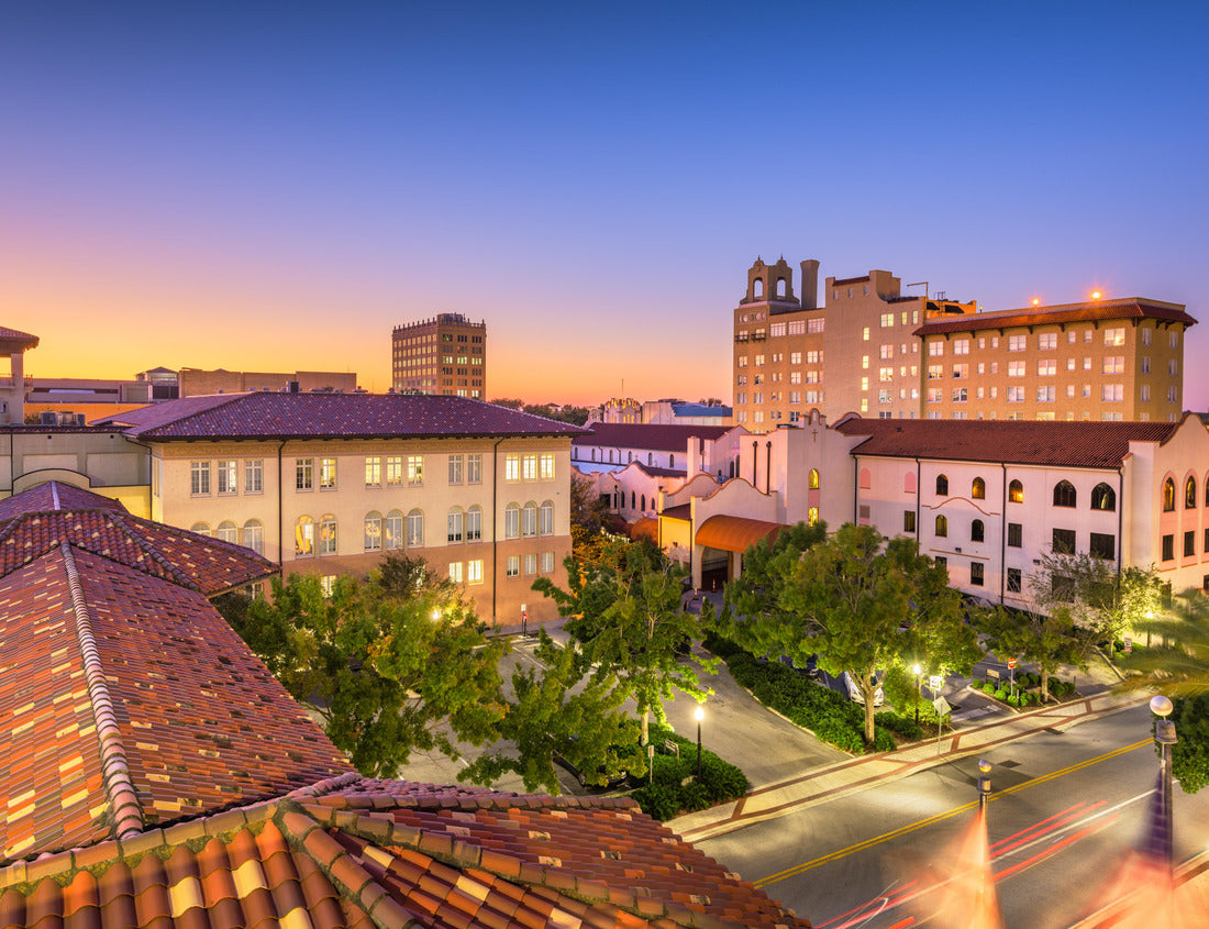 Noah Jigsaw Puzzle Lakeland, Florida, USA Cityscape at city hall at dusk 1000 pieces