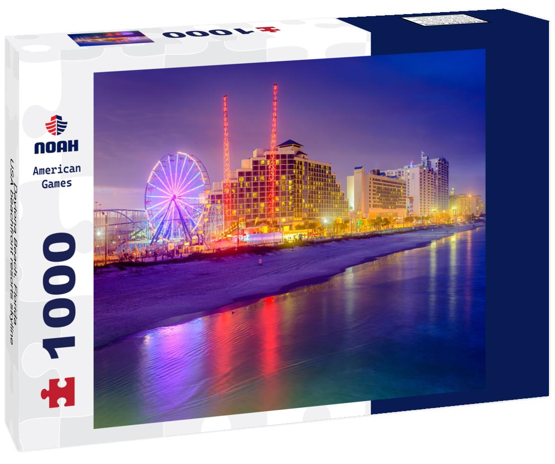 Noah Jigsaw Puzzle Daytona Beach, Florida, USA beachfront resorts skyline 1000 pieces