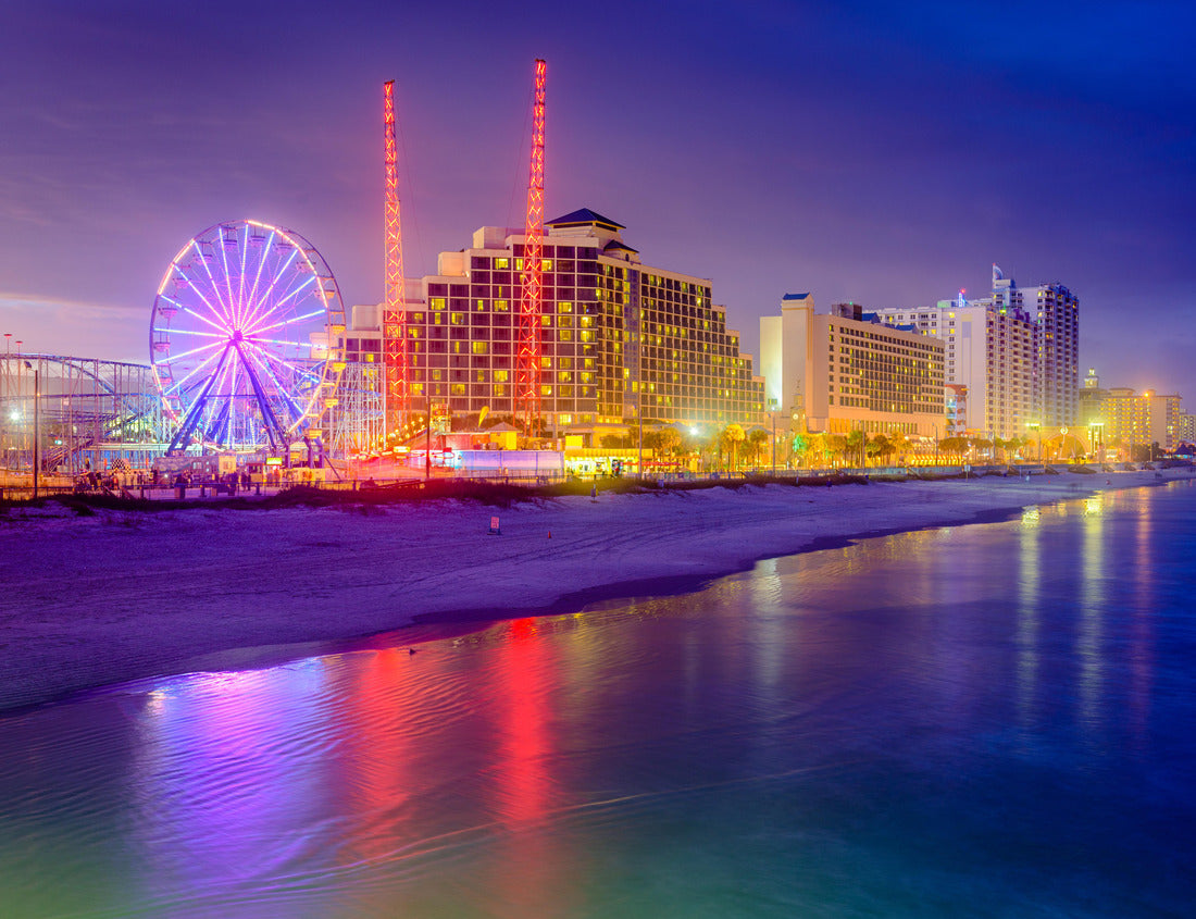 Noah Jigsaw Puzzle Daytona Beach, Florida, USA beachfront resorts skyline 1000 pieces