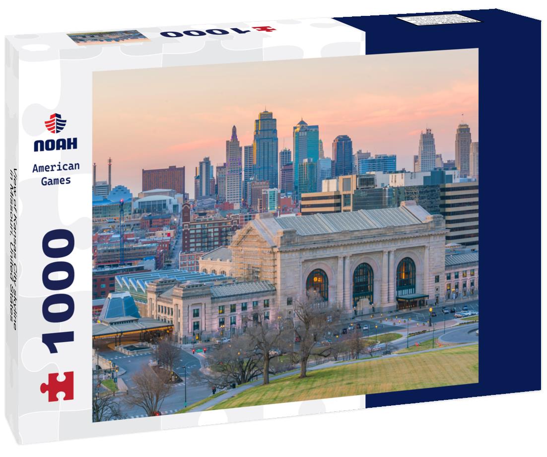 Noah Jigsaw Puzzle View of Kansas City skyline in Missouri, United States 1000 pieces